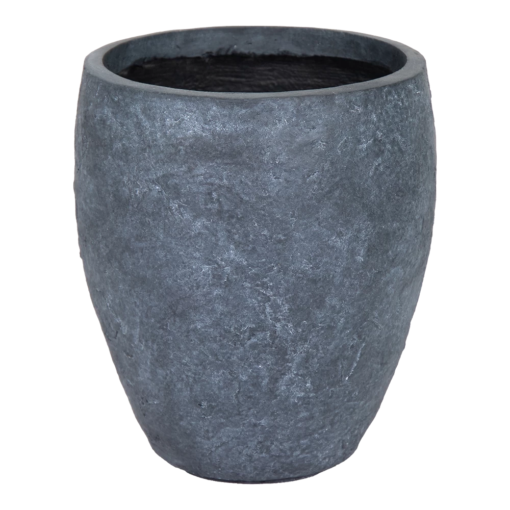 Bloempot Arizona BulletHigh - D34 X H38cm - Donkergrijs 1 Bloempot Arizona BulletHigh - D34 X H38cm - Donkergrijs