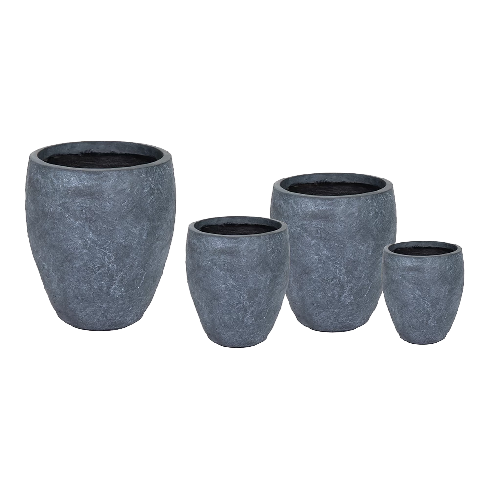 Bloempot Arizona BulletHigh - D34 X H38cm - Donkergrijs 2 Bloempot Arizona BulletHigh - D34 X H38cm - Donkergrijs - Afbeelding 2