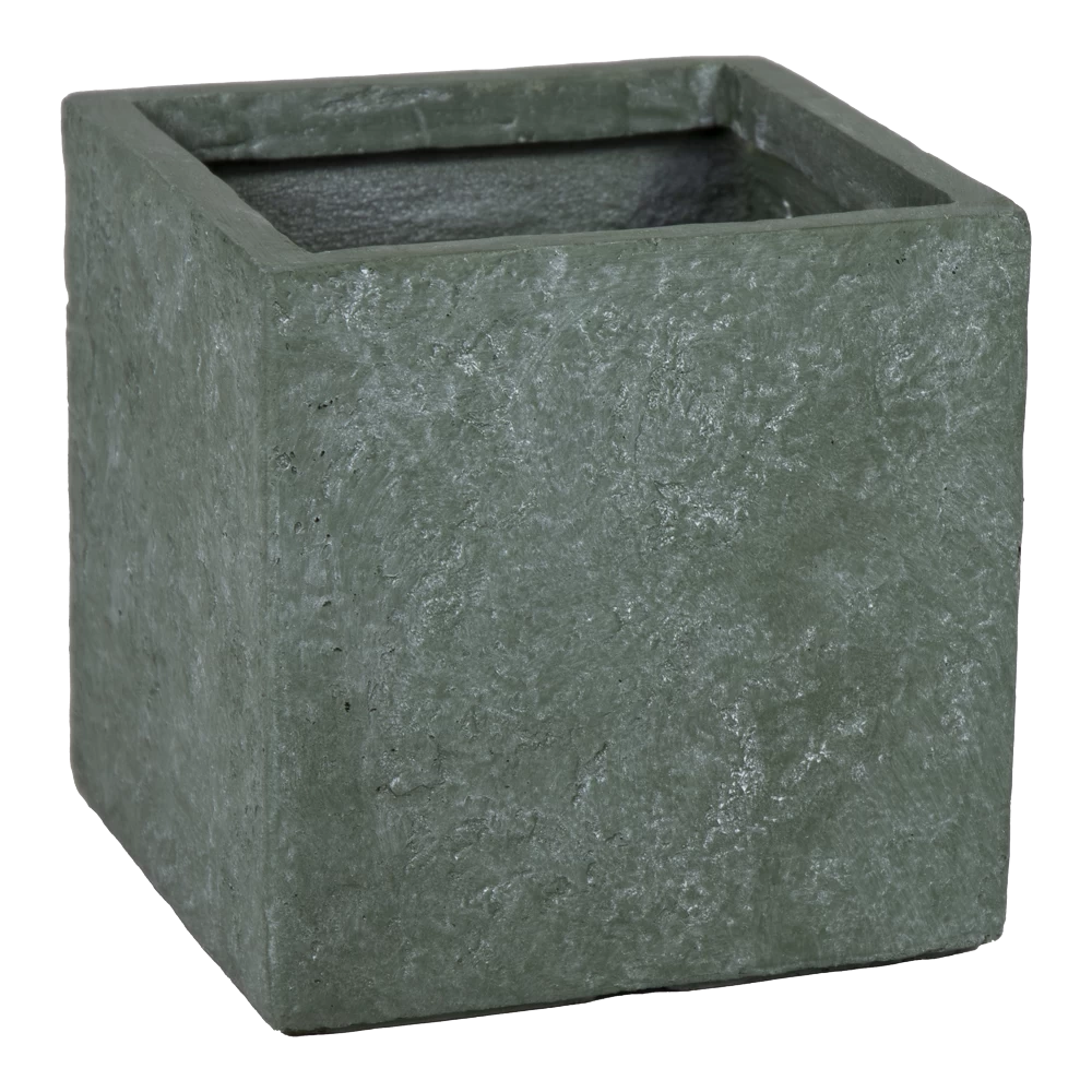 Plantenbak Arizona Cubi Cypress Wash - L55 X B55 X H46cm - Groen 1 Plantenbak Arizona Cubi Cypress Wash - L55 X B55 X H46cm - Groen