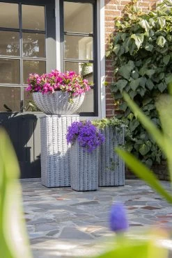 Plantenschaal Arkansas - D36 X H16.5cm - Lichtgrijs -Groene Tuin Verkoop arkansas bowl low washed grey d36h165 bloempot 7 9