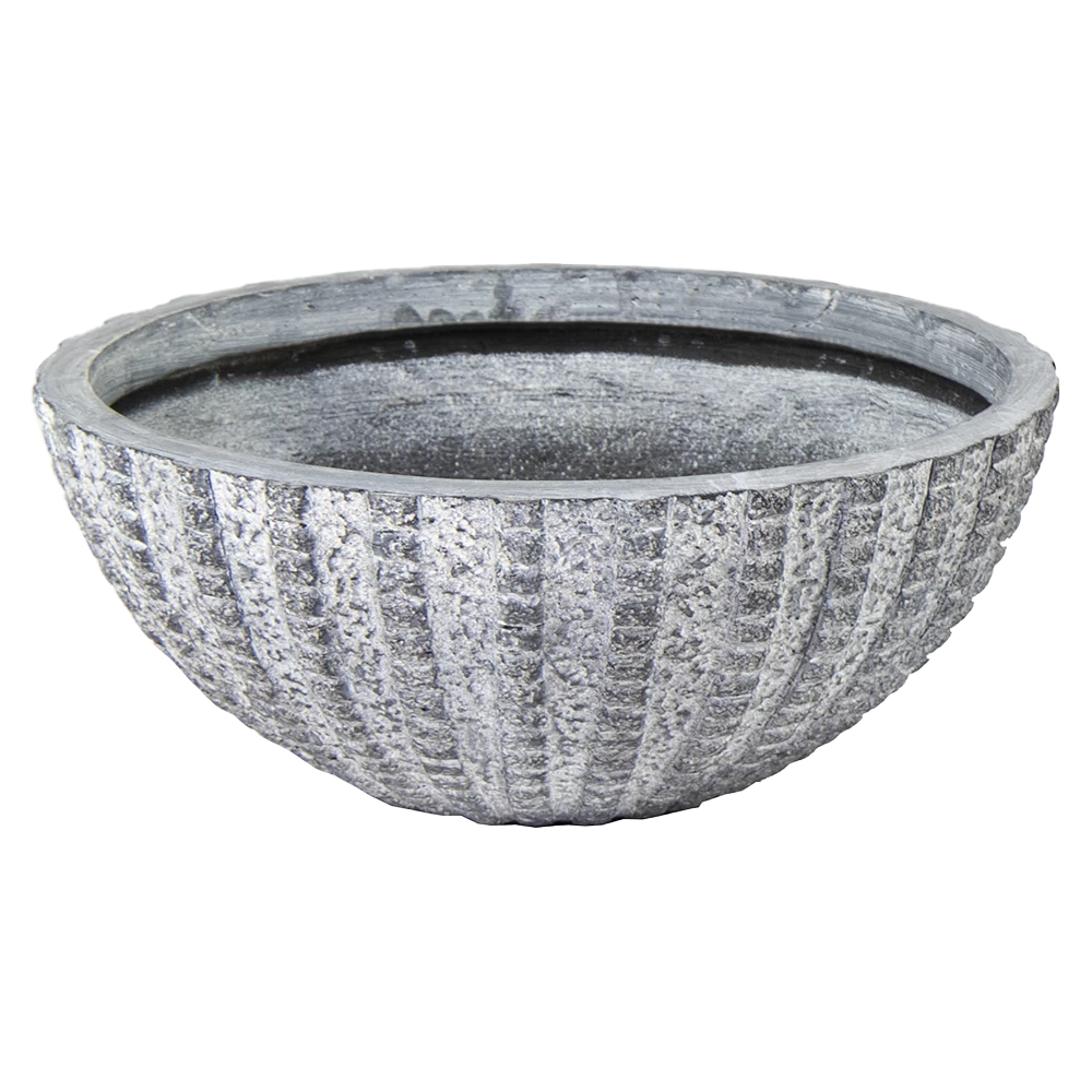Plantenschaal Arkansas - D45 X H20cm - Lichtgrijs 1 Plantenschaal Arkansas - D45 X H20cm - Lichtgrijs