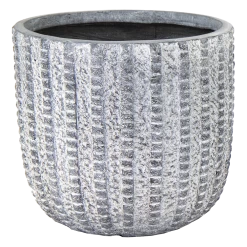 Bloempot Arkansas Egg Washed - D39 X H38cm - Lichtgrijs