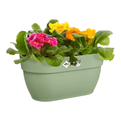 Elho Balkonbak Vibia Campana Easy Hanger Medium - Pistache Groen -Groene Tuin Verkoop balkonbak vibia campana easy hanger medium pistache groen balkonbak pistache groen 4 1