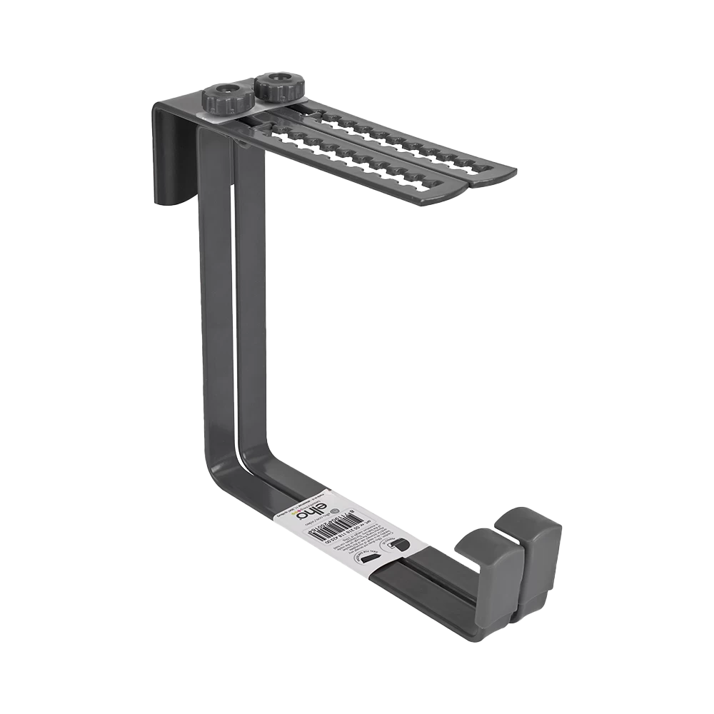 Balkonhaak Elho Barcelona Metaal - Antraciet 2 Balkonhaak Elho Barcelona Metaal - Antraciet - Afbeelding 2