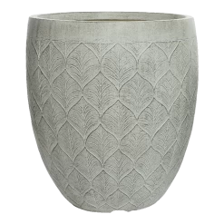 Bloempot Ella - D31 X H33cm - Lichtgrijs