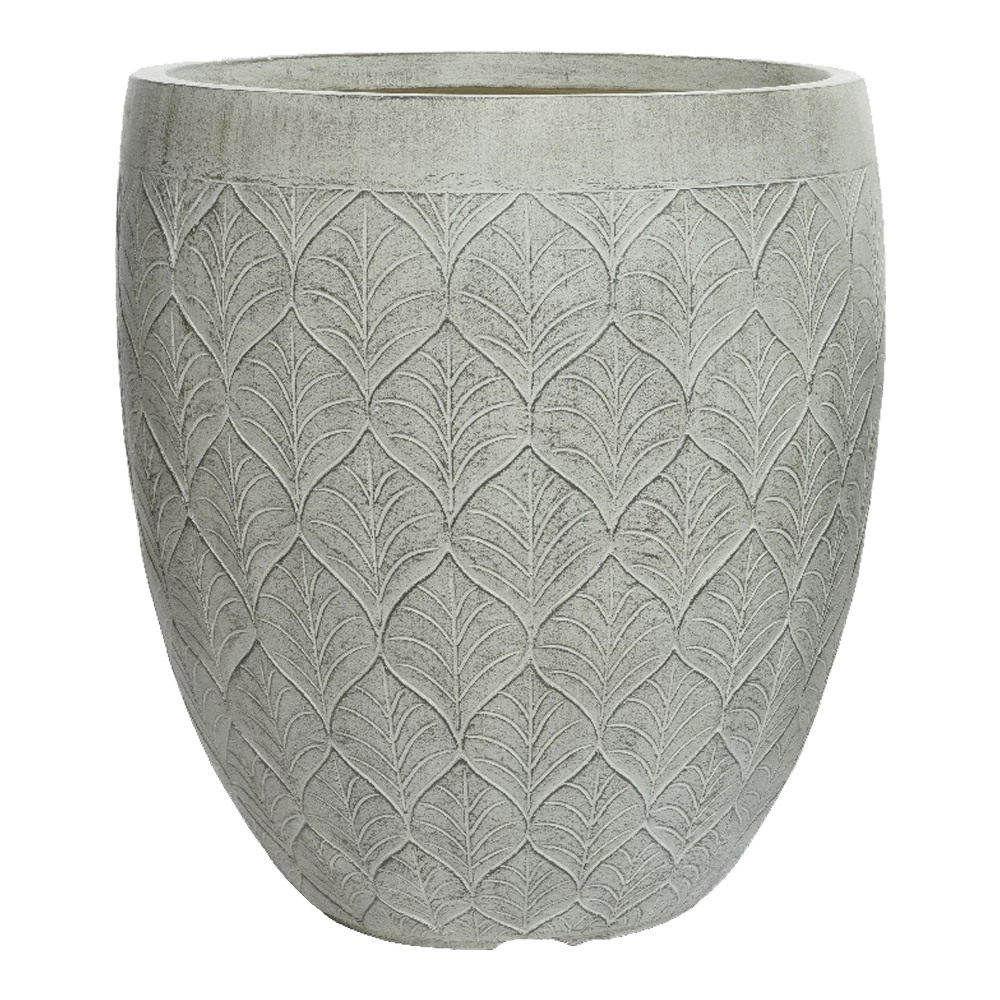 Bloempot Ella - D31 X H33cm - Lichtgrijs 1 Bloempot Ella - D31 X H33cm - Lichtgrijs