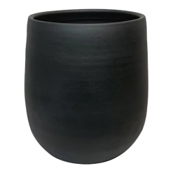 Bloempot Hamelton - D34 X H30cm - Mat Zwart