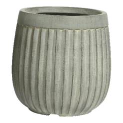 Bloempot Laura - D43 X H43cm - Grijs 5 Bloempot Laura - D43 X H43cm - Grijs -Groene Tuin Verkoop bloempot laura grijs bloempot 1