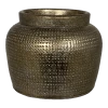Bloempot Marrakesh - D27 X H25cm - Zilver Goud