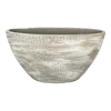 Bloempot Miami Ovaal - L41 X D19 X H22cm - Grijs