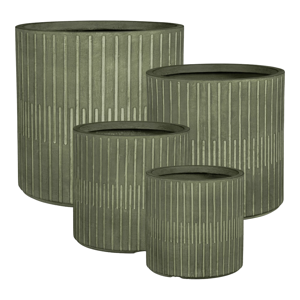 Bloempot Oslo - D44,5 X H44cm - Groen 2 Bloempot Oslo - D44,5 X H44cm - Groen - Afbeelding 2