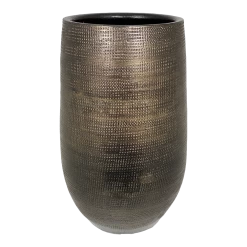 Bloempot Tokio Hoog - D38 X H90cm - Goud