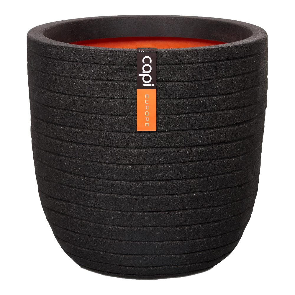 Capi Bloempot Bol Nature Row NL - D54 X H52cm - Zwart