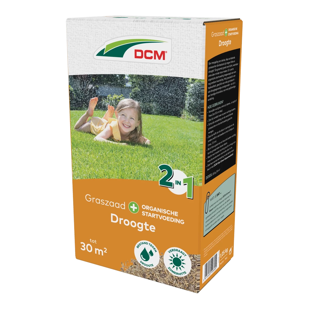 DCM Graszaad 2-in-1 Droogte - 1,05kg - Graszaad