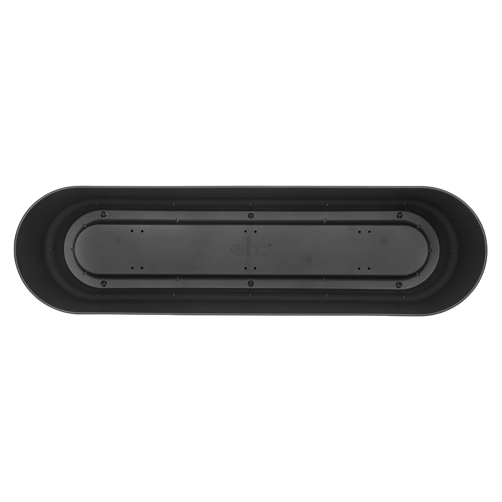 Bloembak Elho Greenville Terrace Long 70cm - Met Wielen - Living Black 3 Bloembak Elho Greenville Terrace Long 70cm - Met Wielen - Living Black - Afbeelding 3