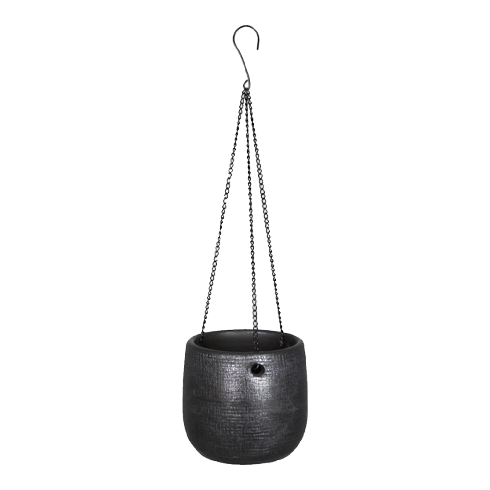 Hangpot Mira - D18 X H16cm - Antraciet 1 Hangpot Mira - D18 X H16cm - Antraciet