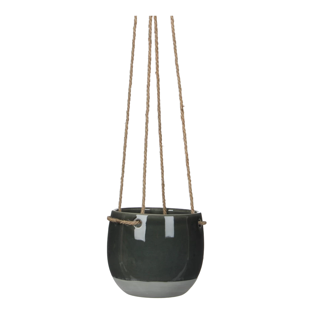 Hangpot Resa - D13,5 X H11,5cm - Donkergrijs