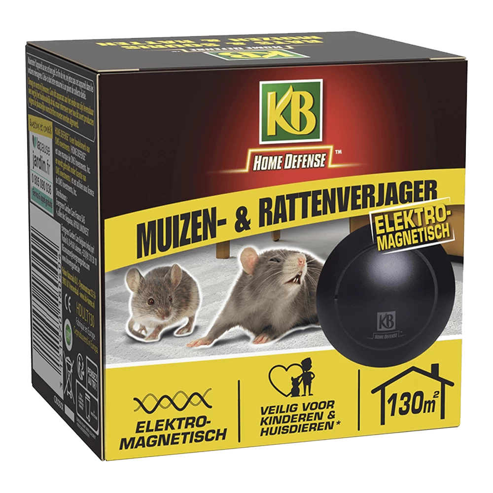 KB Muizenverjager En Rattenverjager Elektromagnetisch 130mu00b2 - Insecten En Ongedierte
