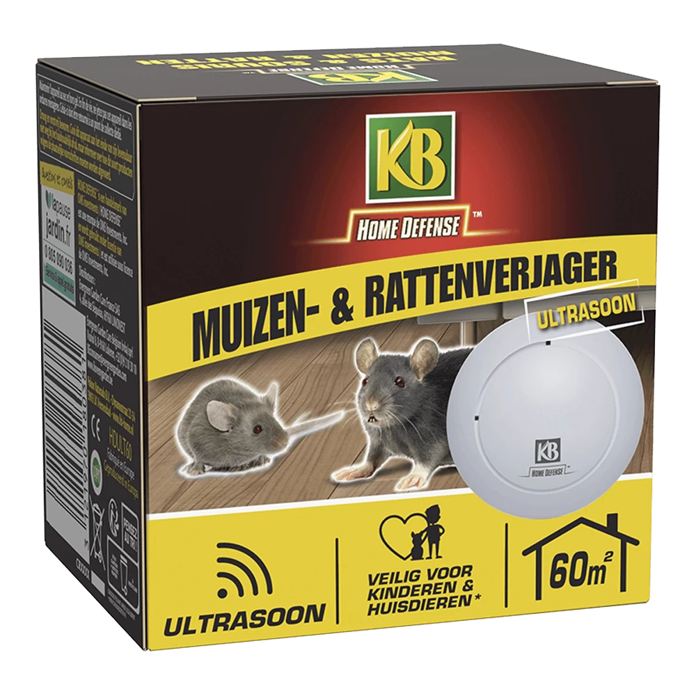 KB Muizenverjager En Rattenverjager Ultrasoon 60mu00b2 - Insecten En Ongedierte