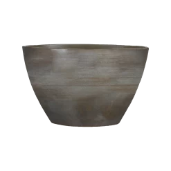 Bloempot Lester Ovaal - L30 X B17 X H19cm - Donkergrijs