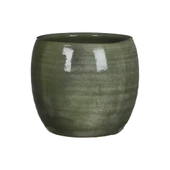 Bloempot Lester - D24 X H22cm - Groen
