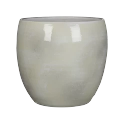 Bloempot Lester - D33 X H31cm - Lichtgrijs