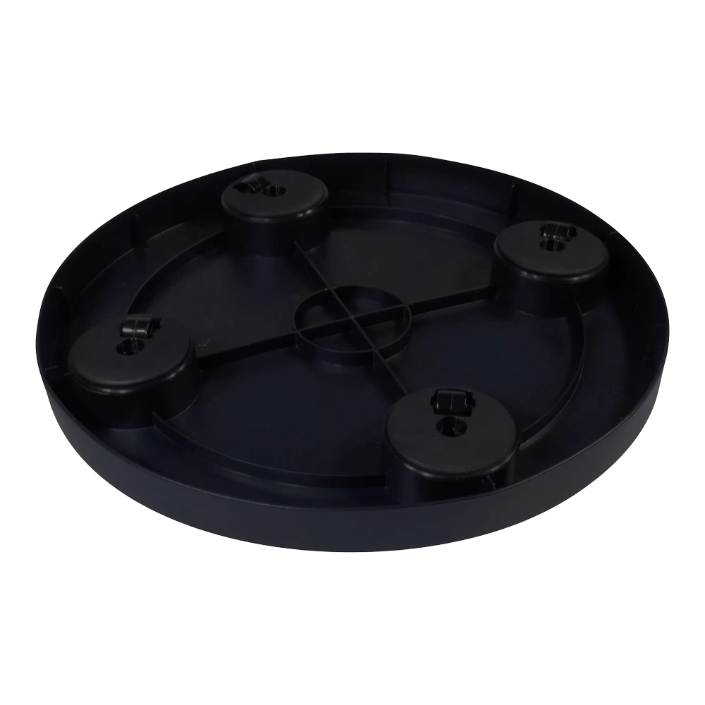 Plantentrolley Rond Kunststof 39cm - Antraciet - Max. 40kg - Nature 2 Plantentrolley Rond Kunststof 39cm - Antraciet - Max. 40kg - Nature - Afbeelding 2