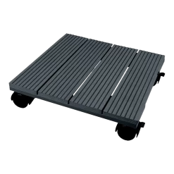 Groene Tuin Verkoop 41 Plantentrolley Vierkant HKC - 30x30cm - Antraciet - Max. 50kg - Nature