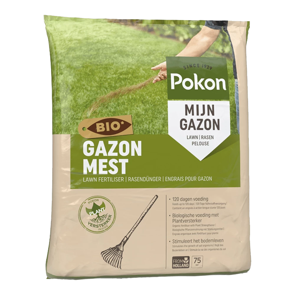 Pokon Bio Gazonmest 5kg Voor 75mu00b2 - Gazonmeststof 1 Pokon Bio Gazonmest 5kg Voor 75mu00b2 - Gazonmeststof