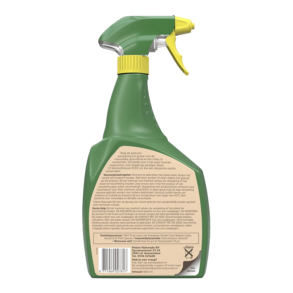 Pokon Bio Tegen Hardnekkige Insecten Polysect Spray 800ml - Insecten En Ongedierte 2 Pokon Bio Tegen Hardnekkige Insecten Polysect Spray 800ml - Insecten En Ongedierte - Afbeelding 2