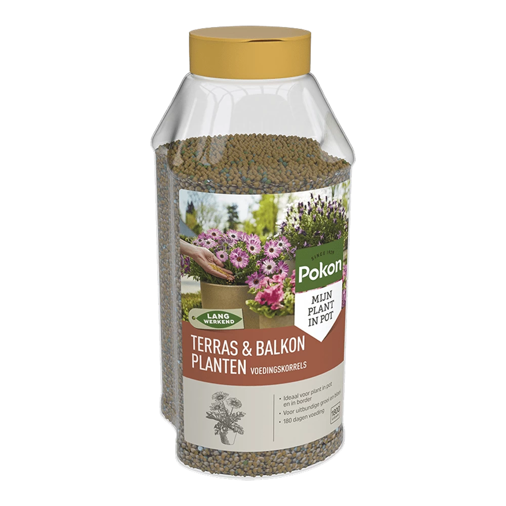 Pokon Terras & Balkon Planten Voedingskorrels 1800g - Tuinplanten Voeding 1 Pokon Terras & Balkon Planten Voedingskorrels 1800g - Tuinplanten Voeding