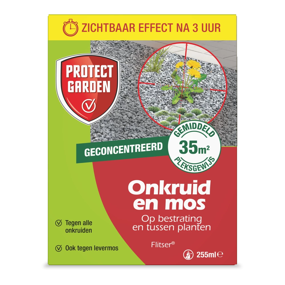 Protect Garden Flitser Concentraat 255ml - Onkruid En Aanslag 1 Protect Garden Flitser Concentraat 255ml - Onkruid En Aanslag