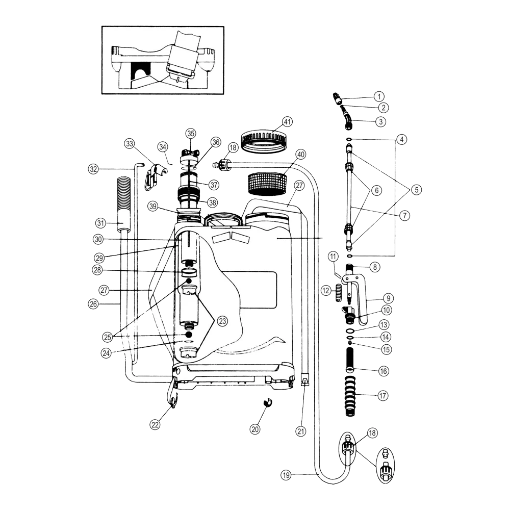 Rugspuit 12 Liter Professioneel - TalenTools 4 Rugspuit 12 Liter Professioneel - TalenTools - Afbeelding 4