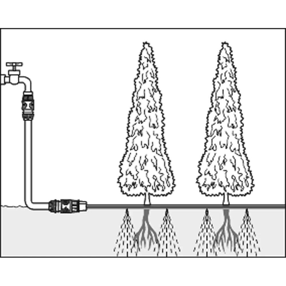 Sproeislang Bruin - 15m - Gardena 6 Sproeislang Bruin - 15m - Gardena - Afbeelding 6