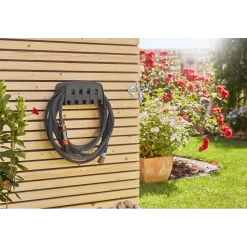 Textielslang Liano Set Met Wandslanghouder - 15m - Gardena -Groene Tuin Verkoop textielslang liano set met wandslanghouder 15m gardena 4