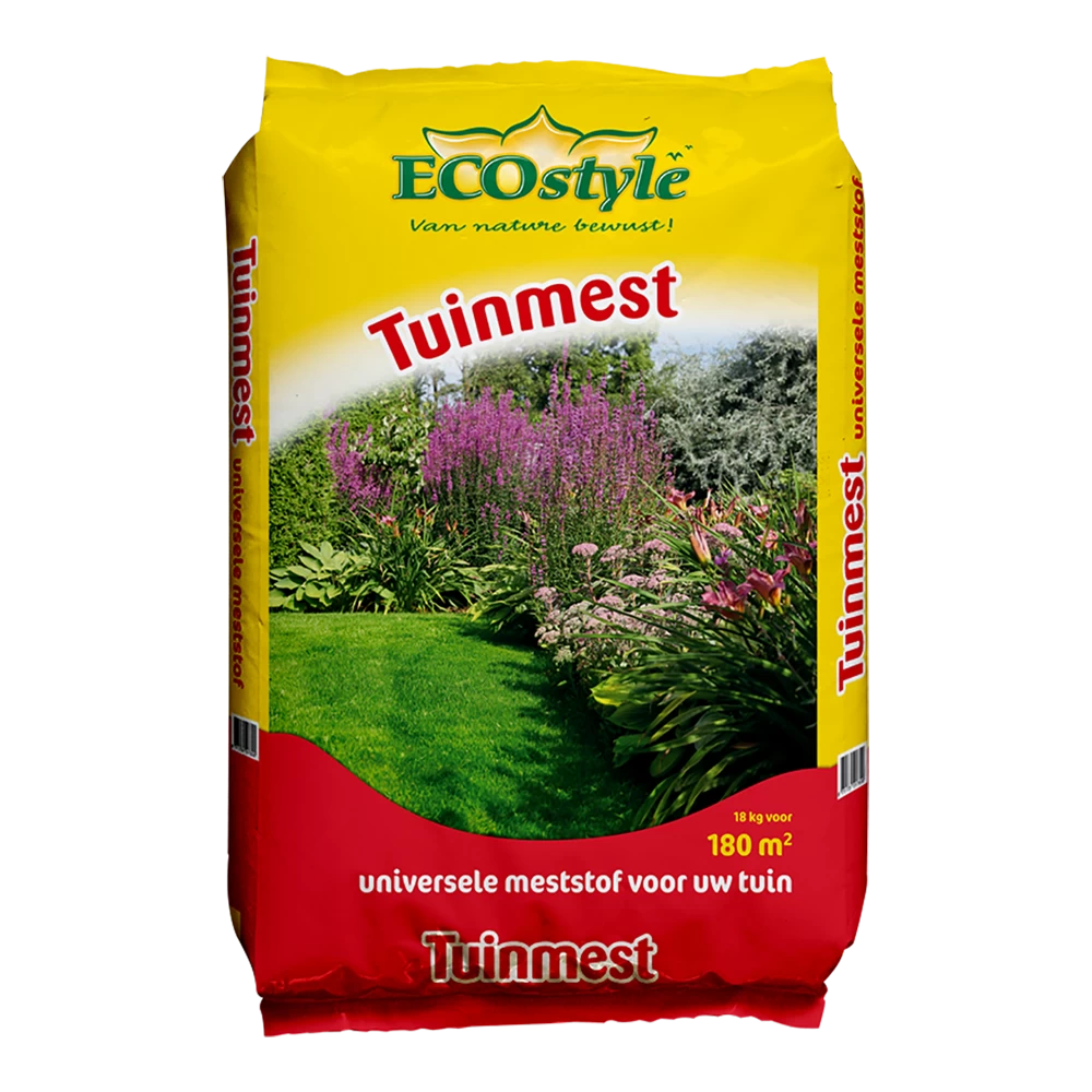 EcoStyle Tuinmest 18kg - Tuinplanten Voeding, Gazonmeststof 1 EcoStyle Tuinmest 18kg - Tuinplanten Voeding, Gazonmeststof