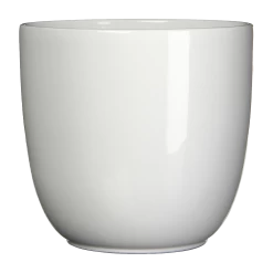 Bloempot Tusca - D39 X H34.5cm - Wit