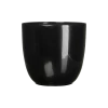 Bloempot Tusca - D25 X H23cm - Zwart