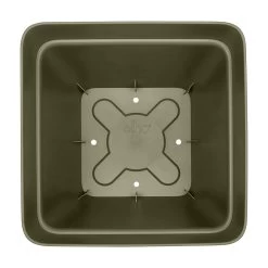 Bloempot Elho Vibia Campana Vierkant 30cm - Saliegroen -Groene Tuin Verkoop vibia campana vierkant 30 plantenbak saliegroen 3 6