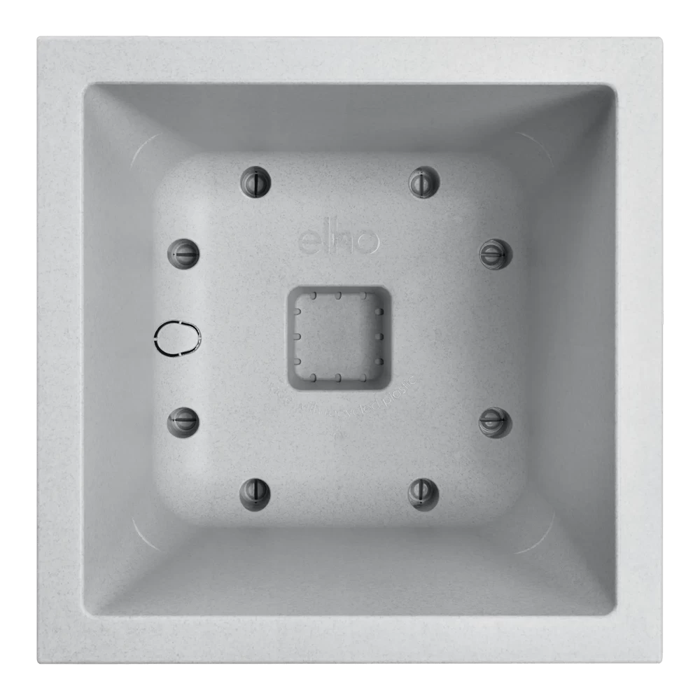 Elho Vivo Next Vierkant Wielen 30cm - Warm Grijs 3 Elho Vivo Next Vierkant Wielen 30cm - Warm Grijs - Afbeelding 3