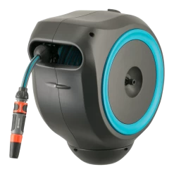 Wandslangenbox RollUp - S - 15m - Blauw - Gardena